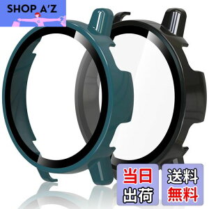 �y���������zHianjoo 2������ Garmin Vivoactive 5 �Ή� �P�[�X �ی�J�o�[+�t�B���� ��̌^ �K�[�~�� Vivoactive 5 �Ή� �J�o�[ �ی�t�B���� PC�f�ނ̃t���[�� �S�ʕی� �Ռ��z�� �����x�^�b�` [�u���b