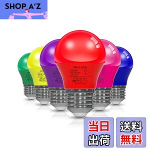�y���������zORALUCE LED�d�� �J���[�d�� E26���� 40W���� 5W 450lm 220�x�L�z�� �����F �����d�� �����Ή� �����s�� ���^�d�� PSE�F�� 6�F�Z�b�g 6��