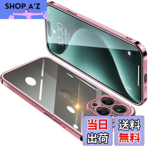 �y���������ziPhone15 Pro �P�[�X �N���A �A�C�t�H��15Pro �J�o�[ ���� �X�}�z�P�[�X �ϏՌ� �y�� ���b�L���H TPU ���^ �X�g���b�v�z�[���t�� ����~�� �����h�~ 6.1�C���`�i���[�Y�S�[���h�j
