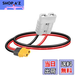 �y���������zSinLoon �o�b�e���[�A�_�v�^�[�P�[�u�� 10AWG ADS�v���O�R�l�N�^�[~XT60 50AMP 600V XT60���X 30CM