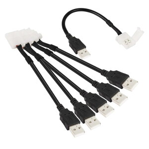 yzTerraShine ͂񂾃RlN^ 2s 8mm LEDCgRlN^ LEDRlN^USBP[u PFLEDXgbvpi5j