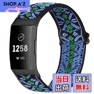 �y���������z�R���p�`�u�� Fitbit Charge 4 / Fitbit Charge 3 / Charge 3 SE �i�C�����e���X�|�[�c�o���h�����p�X�g���b�`�o���h �X�g���b�v