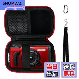 �y���������zANGVI ���[�o�b�OOM SYSTEM(�I�����p�X)�Ή� OM SYSTEM/�I�����p�X Tough TG-2 / TG-3 / TG-4 / TG-5 / TG-6 / TG-7 ���i�����[���邽�߂̃P�[�X�P�i�� (�Ԃ��W�b�p�[)