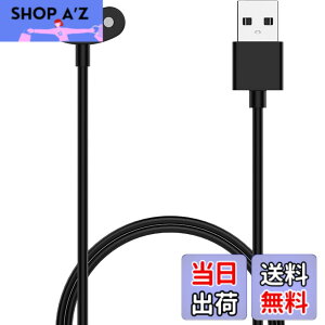 �y���������zFor TicWatch Atlas/Pro 5 Enduro/Pro 5/Pro 3 Ultra GPS/E3 �X�}�[�g�E�H�b�` �Ή� �[�d�P�[�u�� �[�d��yKONXISA�zUSB�[�d �}�O�l�b�g�[�d�R�[�h ���ϋv �y�� ������ �����^�ѕ֗��i�u���b�N�j