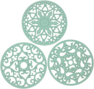 �y���������zYOUTALLY ��~�� �V���R���}�b�g �f�M �}�b�g �f�M�p�b�h �V���R���≏�p�b�h �R�b�v�~�� �ϔM ����~�� �h�� ���� �I�[�u���}�b�g �f�M�� �_�� �≏ �J�b�v�V�[�g ���a20CM 3�Z�b�g