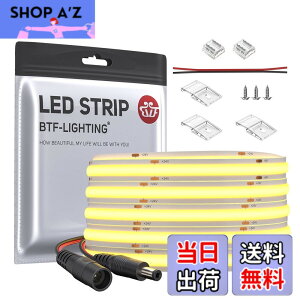 �y���������zBTF-LIGHTING COB FCOB LED�e�[�v���C�g �����x �t���L�V�u�� 5M 528LEDs/m 2640LEDs/5m �����F 4000K ��10mm �X�g���b�v���C�g DC24V 14W/m �����\ �ό`�\ �ؒf�\ �Q�� �L�b�`���z�[�� ������