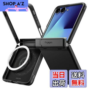 �y���������zSpigen �y�n��18�N�̋Z�p�́zGalaxy Z Flip7 �P�[�X �q���W�ی� �ϏՌ� MagFit�Ή� �w��h�~ �����Y�ی� �^�t�A�[�}�[�E�v���E�}�O�t�B�b�g ACS09561 (�u���b�N)
