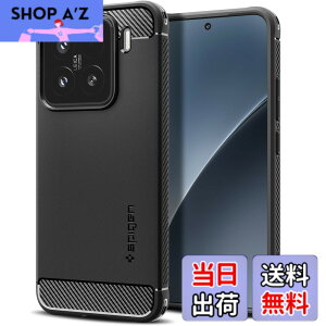 �y���������zSpigen Xiaomi 15 �P�[�X �ϏՌ� �w��h�~ �X�g���b�v�z�[�� TPU �ČRMIL�K�i�擾 ���C�����X�[�d �V���I�~�[ ���M�b�h�E�A�[�}�[ ACS08859 (�}�b�g�E�u���b�N)