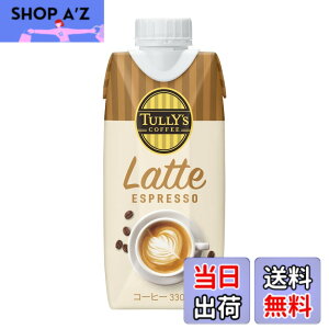 �y���������zTULLY'S COFFEE(�^���[�Y�R�[�q�[) �t�� �G�X�v���b�\ �~���N 330mlx12�{ �L���b�v�t�� ���p�b�N