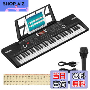 �y���������zHricane �L�[�{�[�h �s�A�m �d�q�s�A�m 61���� 200��މ��F 200��ރ��Y�� 60�ȃf���� LCD�f�B�X�v���C���� ���錮�� �y�� ���{��p�l�� �w�b�h�t�H���Ή� �q�� ���S�� ���K�p USB�P�[