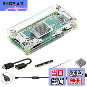 �y���������zGeeekPi Raspberry Pi Zero 2 W �P�[�X/Zero W �P�[�X�ARaspberry Pi Zero �q�[�g�V���N�A20Pin GPIO �w�b�_�[�AOTG �P�[�u���A�X�C�b�`�P�[�u���AHDMI �A�_�v�^�[�A�h���C�o�[�t���� 7 in 1 �x�[�V�b