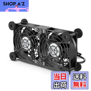 �y���������zELUTENG USB�t�@�� 8cm 2�A ��p�t�@�� �ɏՃp�b�h�t�� �É� ��@ ���u���� 3�i�K���ʒ��� ���� �������ʎ��� ��p�N�[���[ ���^ �����@ ������ 5V �_�u�� 2750RPM x 2 ���^ PC/PS5 / PS4 / 