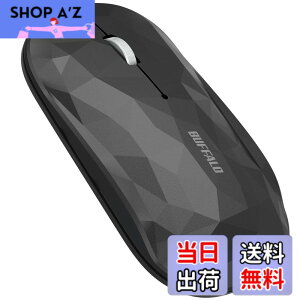 �y���������z�o�b�t�@���[ �}�E�X Bluetooth ���C�����X FLEXUS ���^ 3�{�^�� �É� BlueLED MIL�K�i���� BSMBB335GBK