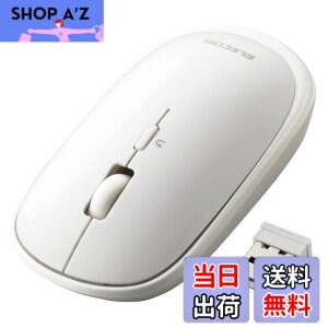 �y���������z�G���R�� ���C�����X�}�E�X ����2.4GHz Slint M-TM10DBWH/EC ���^ �É� 4�{�^�� �v���[�����[�h�@�\�t Windows Mac �Ή� �z���C�g