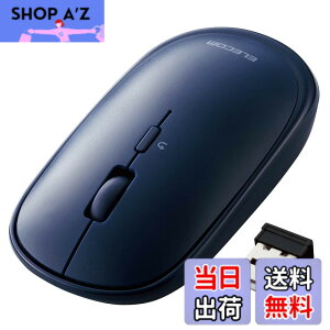 �y���������z�G���R�� ���C�����X�}�E�X ����2.4GHz Slint M-TM10DBBU/EC ���^ �É� 4�{�^�� �v���[�����[�h�@�\�t Windows Mac �Ή� �l�C�r�[�u���[