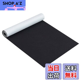 【送料無料】BENECREAT 長さ2m幅40cm 黒色自己接着フェルト生地シート厚さ1mm 粘着性 ジュエリー引き出しボックスライナー コスチュームアート クラフト ハロウィーン