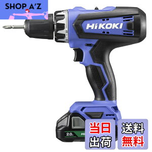 �y���������zHiKOKI(�n�C�R�[�L) 18V �R�[�h���X �h���C�o�h���� �`���b�N 1.5~13mm 22�i�N���b�` 2.0Ah �~�d�rx1�� �[�d�� �P�[�X�t FDS18DF(BG)