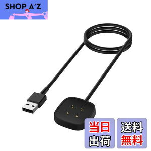 yzPopolier y1M 1{z[dP[u Ή tBbgrbg Fitbit Sense, Sense 2 / Versa 3, Versa 4 [d - USB C[d `[WOP[u - X}[gEHb`ANZT