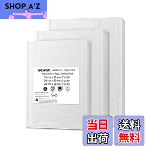 �y���������zWevac �^��p�b�N�� 15x25cm 20x30cm 28x40cm �e50������ ���񂭂��ς��� �^��� �J�b�g�ς� �G���{�X���H �E�C���₢ ���� ��� ���� ���� ���̃t�[�h �N�x������ �H�i�ۑ� �ቷ���� 