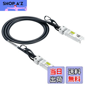 �y���������z10Gtek 10G SFP+ �P�[�u��, SFP+ DAC Twinax�P�[�u��, Cisco SFP-H10GB-CU1M�A Meraki�AUbiquiti UniFi�AMikrotik�AIntel�AFortinet�A Netgear�AD-Link�ASupermicro�ATP-Link�Ȃǌ݊�, 1m