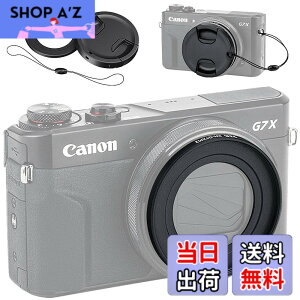 �y���������zJJC �t�B���^�[ �A�_�v�^�[ + �����Y�L���b�v �L�b�g Canon PowerShot G7X Mark III II G7XM3 G7XM2 G7X G5X G5 X Mark II�K�p