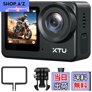 �y���������zXTU S6 �A�N�V�����J���� 4K 20MP�yAmbarella H22 CPU&SONY IMX386 �Z���T�[�z�A�N�V�����J�� SuperSmooth��Ԃ�␳4.0 �X�|�[�c�J���� �O���}�C�N�Ή� �c�����B�e WiFi���� �������� HDMI�o�� 8�{