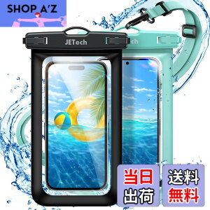 �y���������zJETech �X�}�z �h���P�[�X 2���Z�b�g �h���|�[�` iPhone 17e 17 16e 16 15 14 13 12 Air Pro Max Plus/Galaxy S26 S25 Ultra/Pixel 10�V���[�Y�Ȃ� �ő�7.2�C���`�Ή� �X�g���b�v�t�� IPX8�h���C�o�b�O (�u��