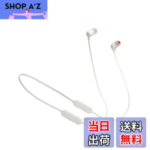 �y���������zJBL TUNE125BT Bluetooth �C���z�� �}���`�|�C���g�Ή�/���C�����X/�}�C�N�����R���t��/USB Type-C�[�d/�}�O�l�b�g���� �z���C�g JBLT125BTWHT
