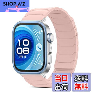 �y���������z[CiimWaa] �o���h Huawei Watch Fit 5 Pro/4 Pro/Huawei Watch Fit 5/4/3 �p �V���R�� ���v�o���h ���͂Ȏ��C �X�}�[�g�E�H�b�`���� �}�O�l�b�g �X�g���b�v ���v�x���g �����^ �H��v��Ȃ� �j��