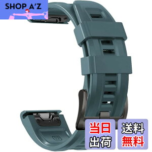 �y���������z[YOCAHU] QuickFit 22 mm �o���h �����p for GARMIN(�K�[�~��) Fenix 7 Pro Solar/Approach S70 47mm/Forerunner 965 �Ή� �X�g���b�v �V���R�� �x���g �_�炩�� �h���� �K�[�~�� �p �����o���h (Lake Blue)