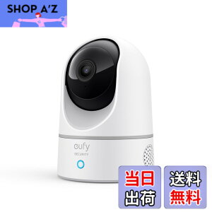 �y���������zAnker Eufy IndoorCam 2K Pan & Tilt�i�����J����)�y�����J����/�l�b�g���[�N�J����/�x�r�[���j�^�[/�y�b�g�����/�����A�V�X�^���g/�i�C�g�r�W����/���[�V�����g���b�L���O/�S���͊�