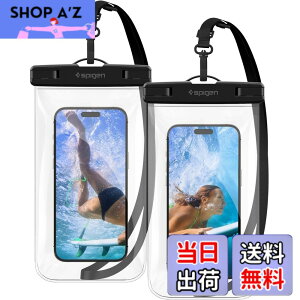�y���������zSpigen �X�}�z �h���P�[�X 2���Z�b�g ���� iPhone Pixel Xperia �ő�8.2�C���`�Ή� �^�b�`�\ ��F�� ���� �����B�e �����C ���� �ނ� �C IPX8�F�� ���S�h�� �l�b�N�X�g���b�v�t�� A601 AMP03