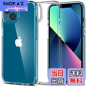 �y���������zSpigen iPhone13Mini�P�[�X ���� �ϏՌ� �ČRMIL�K�i�擾 TPU �o���p�[�P�[�X 2�d�\�� ���菝�h�~ ���ϗ}�� ���C�����X�[�d�Ή� �E���g���E�n�C�u���b�h ACS03317 (�N���X�^���E�N���A)