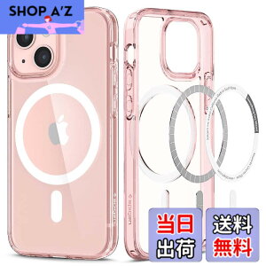�y���������zSpigen iPhone13Mini�P�[�X MagSafe �}�O�l�b�g���� �ϏՌ� �ČRMIL�K�i�擾 2�d�\�� ���菝�h�~ �}�O�Z�[�t �K�p�J�o�[ ���C�����X�[�d�Ή� �E���g���E�n�C�u���b�h �}�O ACS03324 (���[�Y