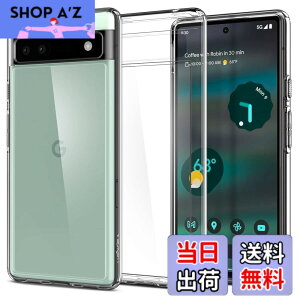 �y���������zSpigen Pixel6a �P�[�X �N���A TPU �o���p�[�P�[�X 2�d�\�� �ČRMIL�K�i�擾 �ϏՌ� ���菝�h�~ ���΂ݖ��� �E���g���E�n�C�u���b�h ACS04477 (�N���X�^���E�N���A)