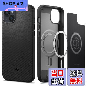 �y���������zSpigen iPhone14Plus �P�[�X Magsafe�Ή� �}�O�l�b�g���� TPU ���C�����X�[�d�Ή� �ČRMIL�K�i�擾 �ϏՌ� ���菝�h�~ �}�O�E�A�[�}�[ �}�O�t�B�b�g ACS04918 (�}�b�g�E�u���b�N)