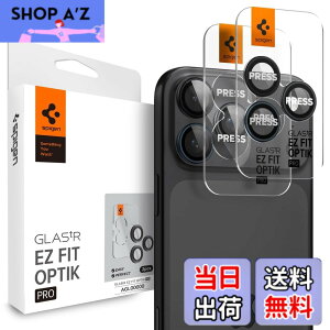 �y���������zSpigen iPhone 17 Pro / 17 Pro Max �J�����ی�t�B���� iPhone 16 Pro / 16 Pro Max �Ή� �[���E�����G�f�B�V���� 9H�d�x�����K���X �����Y�v���e�N�^�[ 2���� AGL06159