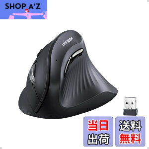 �y���������zUGREEN ���C�����X�}�E�X �c�^ �É� Bluetooth 5.0 ����2.4GHz 6�{�^�� 1000/1600/2000/4000 DPI �}�E�X�A�[����h�~ �l�ԍH�w�f�U�C�� PC �m�[�gPC �^�u���b�g�ȂǂɑΉ� �u���b�N