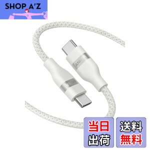 �y���������zAnker USB-C & USB-C �P�[�u�� (1.8m, 240W, ���ϋv�i�C����) USB PD�Ή� MacBook Pro iPhone Galaxy iPad Pro/Air MacBook Pro/Air �e��Ή� �z���C�g