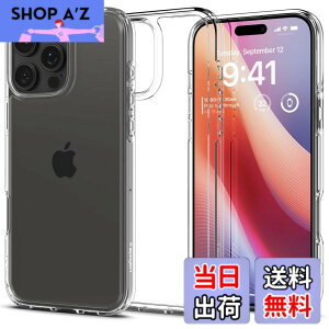 �y���������zSpigen �y�n��18�N�̋Z�p�́ziPhone 16 Pro Max �P�[�X �N���A ���� �X�g���b�v�z�[�� �ČRMIL�K�i �o���p�[ �ϏՌ� �E���g���E�n�C�u���b�h ACS07992 (�N���X�^���E�N���A)