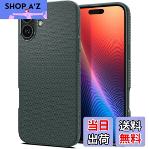 �y���������zSpigen iPhone 16 Plus �P�[�X TPU �\�t�g �ϏՌ� �X�g���b�v�z�[�� �ČRMIL�K�i ���L�b�h�E�G�A ACS08068 (�A�r�X�E�O���[��)
