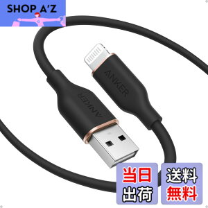�y���������zAnker ���C�g�j���O�P�[�u�� (Flow) 1.8m �u���b�N ���܂Ȃ��P�[�u�� �V���R���f�ލ̗p iPhone 14 / 13 / 12 �� �e��Ή�