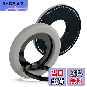 �y���������zSpigen MagSafe �X�}�z�����O iPhone 17/16/15/14/13/12�V���[�Y Galaxy S26/Galaxy S25�V���[�Y Pixel 10�V���[�Y�y�X�}�z�X�^���h�E�L�b�N�X�^���h�@�\�z�}�O�l�b�g�� �����h�~ �V���R�� ���^��