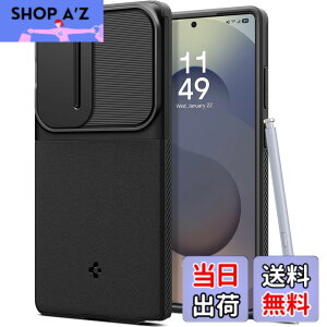 �y���������zSpigen Galaxy S25 Ultra �P�[�X �J�����J�o�[ �����Y�ی� �}�b�g �ϏՌ� �ČRMIL�K�i �I�v�e�B�b�N�E�A�[�}�[ ACS08969 (�u���b�N)
