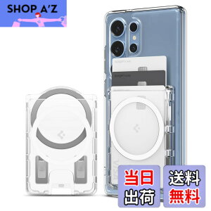 �y���������z�yGalaxy S26/S25�V���[�Y��p�zSpigen ���ʃ}�O�l�b�g �J�[�h�P�[�X ����~�߃V���R���p�^�[�� �N���A �J�[�h�z���_�[ 3�����[ �E�H���b�g �E���g���E�n�C�u���b�h�E�}�O�t�B�b�g+ 