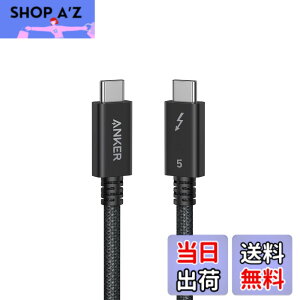�y���������zAnker Prime USB-C & USB-C �P�[�u�� Thunderbolt 5 (240W, 80Gbps) 1.0m 240W�o�� 8K�Ή� �ő�80Gbps �����f�[�^�]�� iPhone 16 / 15 MacBook Air Pro iPad Pro/Air ���Ή�