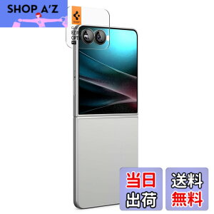 �y���������zSpigen Galaxy Z Flip7 �J�����ی�t�B���� Optik Pro �\��t���L�b�g�t�� 9H�����K���X ��U�h�~ �t���b�V�����Ȃ� 2���� AGL09584