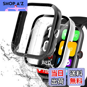 �y���������zredmi watch6 �P�[�X �F�F�u���b�N+�z���C�g�A�T�C�Y�FVialove KW105-G01(�u���b�N+�z���C�g)