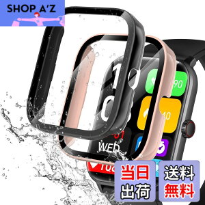 �y���������zredmi watch6 �P�[�X �F�F�u���b�N+�s���N�A�T�C�Y�FVialove KW105-G01(�u���b�N+�s���N)