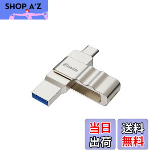 �y���������zBiwin UD150 USB ������ Type-C/A 2in1 ��]�� USB 3.2 ���� �ő�Ǐo���x150MB/s ������ �y��&�ϋv�� USB-C/A�f���A���R�l�N�^ �T�C�Y�F128GB